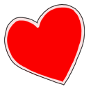 a small red heart indicating the special offer for a 20 percent discount on behaviour consultation for rescue dogs